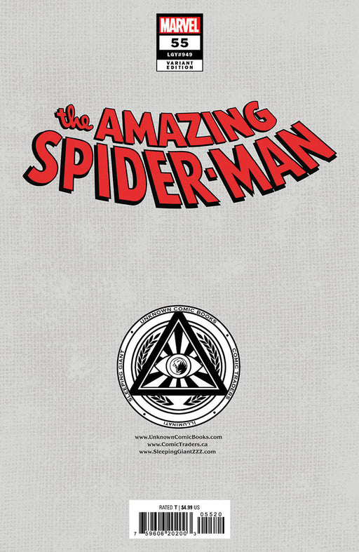 Amazing Spider-Man #55 Unknown Comics Ejikure Exclusive Virgin Var (08/14/2024) - for just $20! 