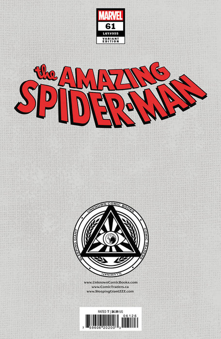 AMAZING SPIDER-MAN #61 UNKNOWN COMICS EJIKURE EXCLUSIVE VAR (11/13/2024) - for just $10! 
