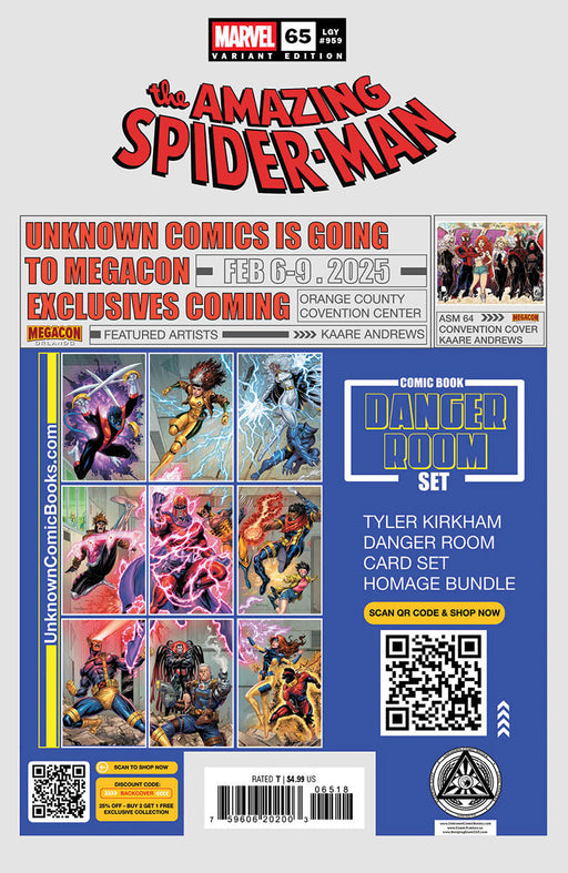 Amazing Spider-Man #65 Unknown Comics Mateus Manhanini Exclusive Virgin Var (01/08/2025) - for just $30! 