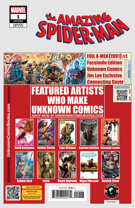Amazing Spider-Man #1 Unknown Comics Nathan Szerdy Exclusive Var (04/09/2025) - for just $15! 