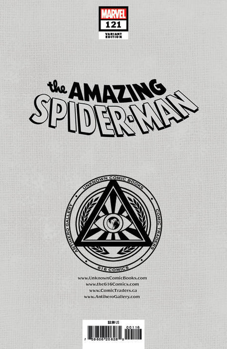 [Foil] Amazing Spider-Man #121 Facsimile Edition Unknown Comics John Romita Exclusive Var (06/14/2023) - for just $60! 