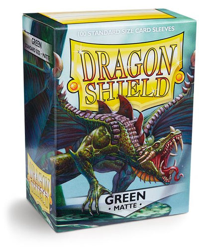 Dragon Shield Matte Green Sleeves 100-Count - Just $8.95! Shop now at Retro Gaming of Denver