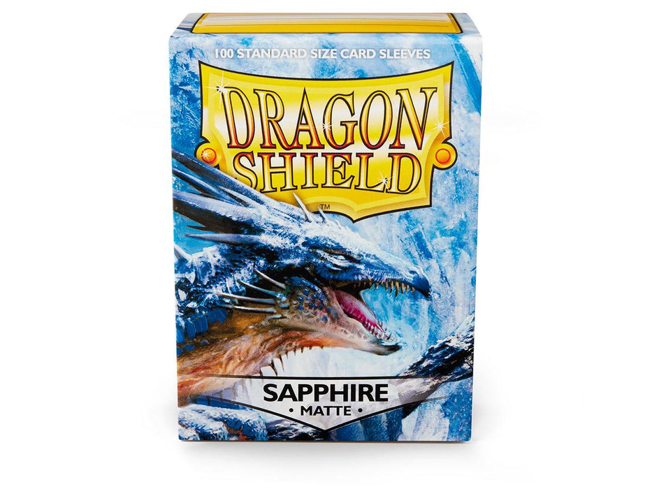 Dragon Shield Matte Sleeve - Sapphire ‘Roiin & Royenna’ 100ct - for just $14.99! 