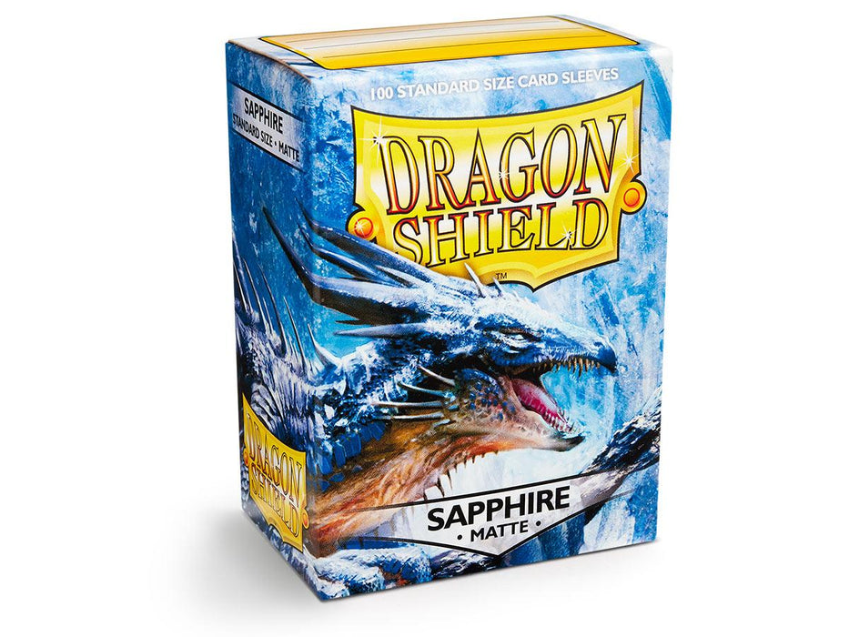 Dragon Shield Matte Sleeve - Sapphire ‘Roiin & Royenna’ 100ct - for just $14.99! 