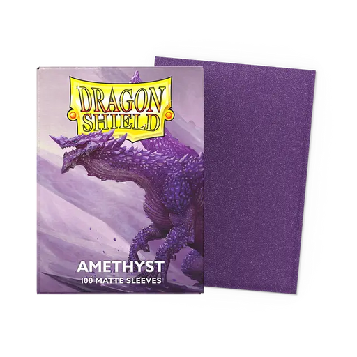 Dragon Shield: Standard 100ct Sleeves - Amethyst (Matte) - for just $14.99! 