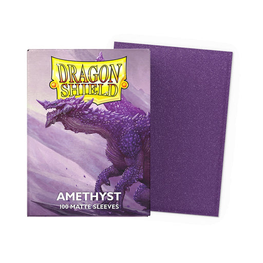 Dragon Shield: Standard 100ct Sleeves - Amethyst (Matte) - for just $8.95! 