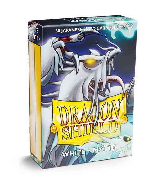 Dragon Shield Matte White Japanese Sleeves 60-Count - Just $5.95! Shop now at Retro Gaming of Denver