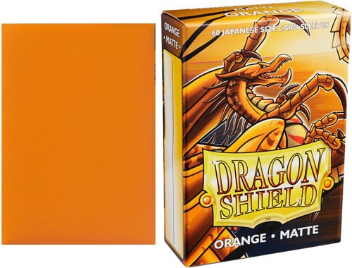 Dragon Shield Matte Orange Japanese Sleeves 60-Count - Just $5.95! Shop now at Retro Gaming of Denver