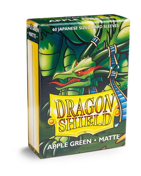 Dragon Shield Matte Apple Green Japanese Sleeves 60-Count - Just $5.95! Shop now at Retro Gaming of Denver