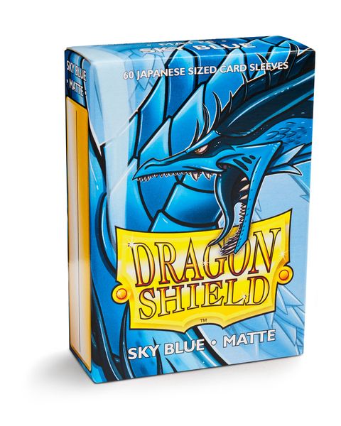 Dragon Shield Matte Sky Blue Japanese Sleeves 60-Count - Just $5.95! Shop now at Retro Gaming of Denver