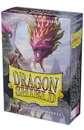 Dragon Shield Matte Pink Diamond Japanese Sleeves 60-Count - Just $5.95! Shop now at Retro Gaming of Denver