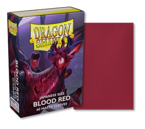 Dragon Shield Matte Blood Red Japanese Sleeves 60-Count - Just $5.95! Shop now at Retro Gaming of Denver