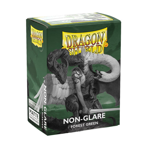 Dragon Shield: Standard 100ct Sleeves - Forest Green (Matte Non-Glare) - for just $8.95! 