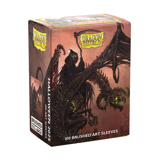 Dragon Shield: Standard 100ct Brushed Art Sleeves - Halloween Dragon 2025 - for just $9.95! 