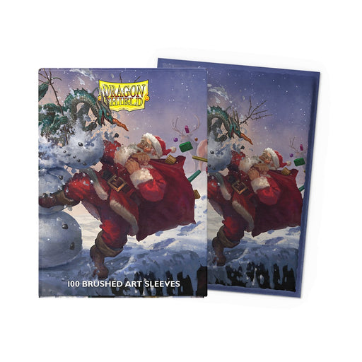Dragon Shield: Standard 100ct Brushed Art Sleeves - Christmas 2025 - for just $9.95! 