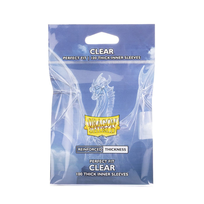Dragon Shield Sleeves: Perfect Fit Standard Thick Inner - Clear 100CT - for just $8.99! 