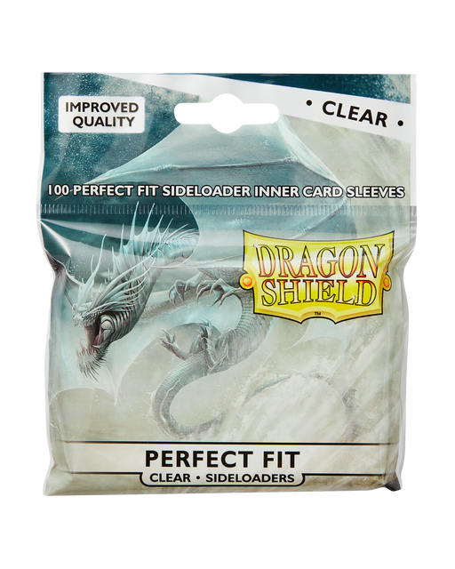 Dragon Shield: Standard Size 100ct Inner Sleeves - Perfect Fit Sideloader (Clear 'Naluapo') - for just $12.99! 