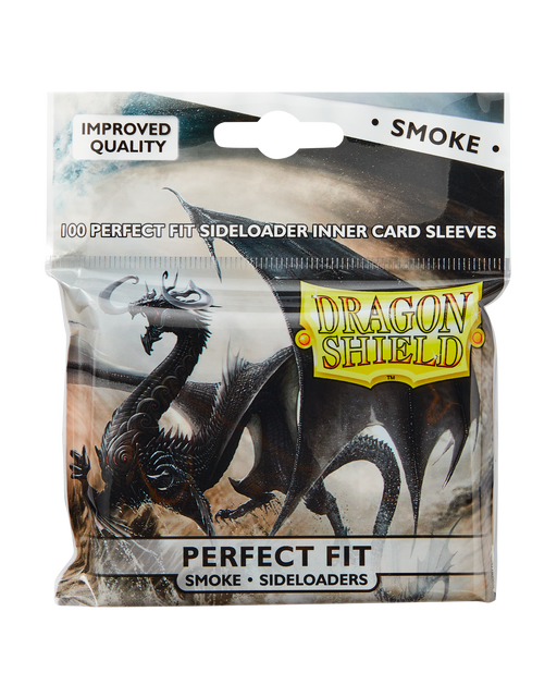 Dragon Shield: Standard Size 100ct Inner Sleeves - Perfect Fit Sideloader (Smoke 'Shinon') - for just $12.99! 