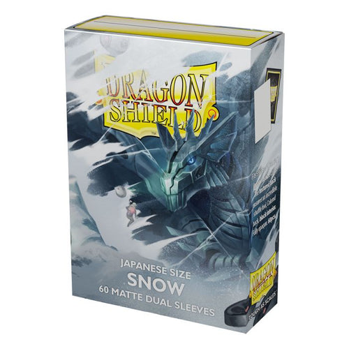 Dragon Shield Dual Matte Snow Japanese Size Sleeves 60-Count - Just $5.95! Shop now at Retro Gaming of Denver