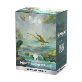 Dragon Shield: Standard Matte Dual Art Magic the Gathering Landfall Series 100ct Sleeves - Misty Rainforest - for just $15.95! 
