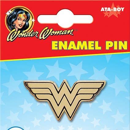 DC Comics: Wonder Woman Logo Enamel Pin - for just $9.99! 