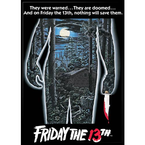 Friday the 13th: Movie Poster Magnet - for just $4.49! 