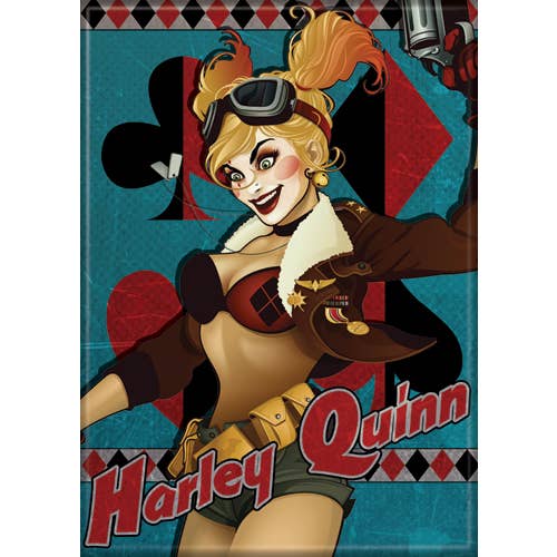 DC Comics: Bombshells - Harley Quinn - Magnet - for just $4.49! 