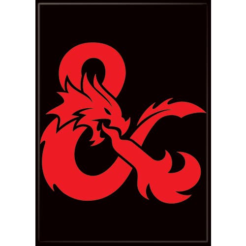 Dungeons & Dragons: Dragon Ampersand Magnet - for just $4.49! 