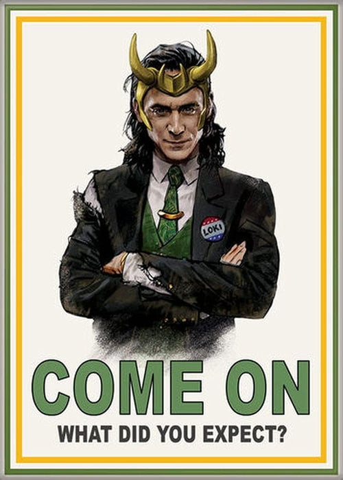 Marvel Studios: Loki Come On Magnet - for just $4.49! 