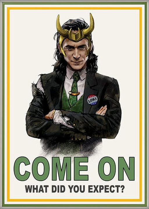 Marvel Studios: Loki Come On Magnet - for just $4.49! 