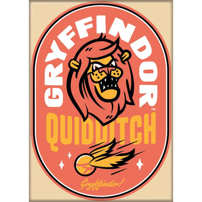 Harry Potter: Gryffindor Quidditch Stamp Magnet - for just $4.49! 