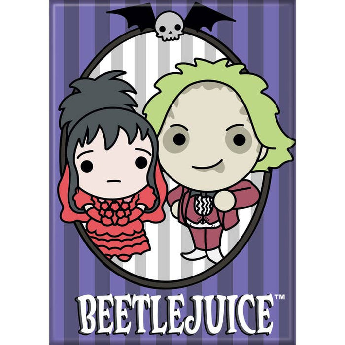 Beetlejuice: Beetlejuice and Lydia Chibi Magnet - for just $4.49! 