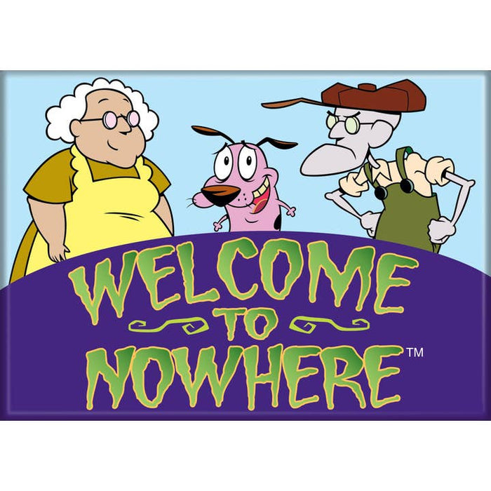 Courage the Cowardly Dog: Welcome To Nowhere Magnet - for just $4.49! 