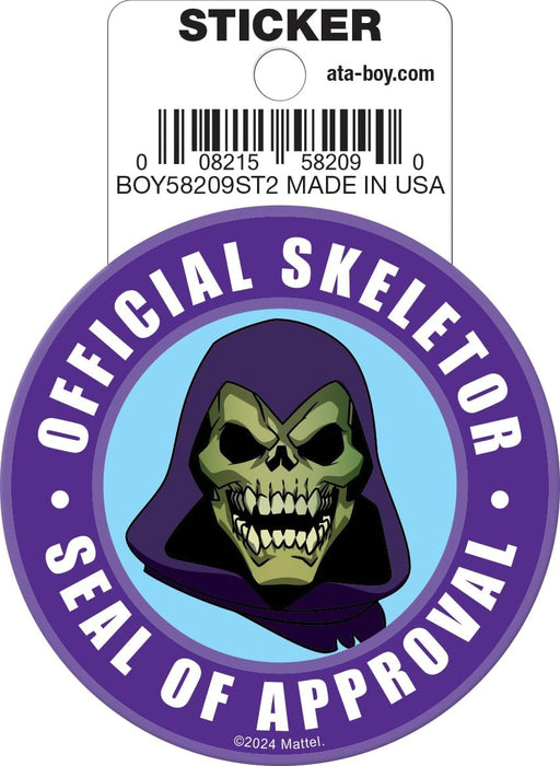 Masters of the Universe: Skeletor Seal of Approval Die Cut Vinyl Sticker - 3" - for just $3! 