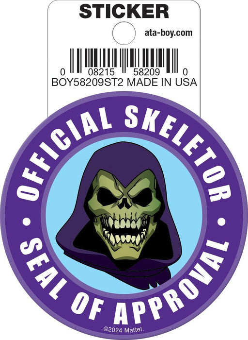 Masters of the Universe: Skeletor Seal of Approval Die Cut Vinyl Sticker - 3" - for just $3! 