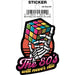 Tobe Fonseca: 80s Will Never Die Die Cut Vinyl Sticker - 3" - for just $3! 