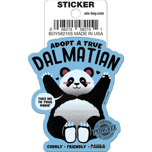 Tobe Fonseca: Adopt A Dalmatian Die Cut Vinyl Sticker - 3" - for just $3! 