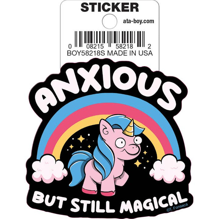 Tobe Fonseca: Anxious Magical Die Cut Vinyl Sticker - 3" - for just $3! 