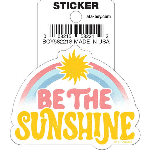 Tobe Fonseca: Be the Sunshine Die Cut Vinyl Sticker - 3" - for just $3! 
