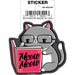 Tobe Fonseca: Books For Cats Die Cut Vinyl Sticker - 3" - for just $3! 