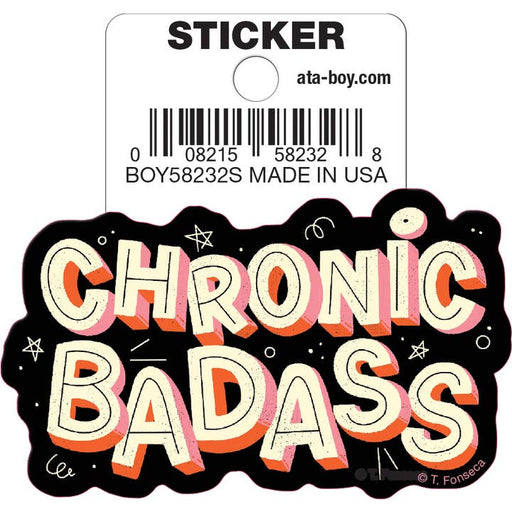 Tobe Fonseca: Chronic Badass Die Cut Vinyl Sticker - 3" - for just $3! 
