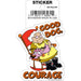 Courage the Cowardly Dog: Good Dog Die Cut Vinyl Sticker - 3" - for just $3! 