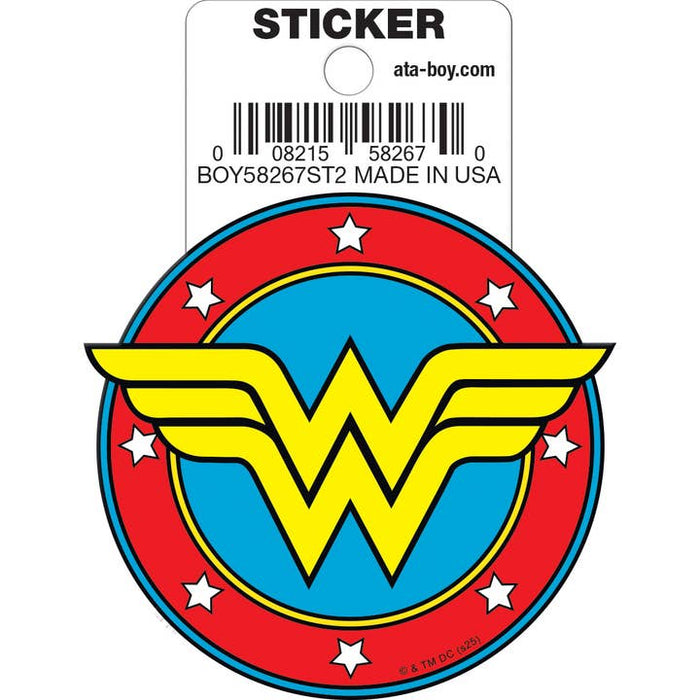 DC Comics: Wonder Woman Logo Die Cut Vinyl Sticker - 3" - for just $3! 