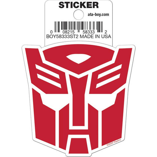 Ata-Boy Stickers: Die Cut Vinyl Sticker - 3" - Transformers - Autobot Logo - for just $3! 