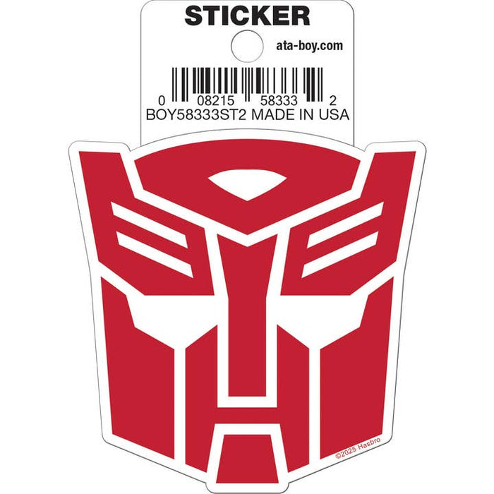 Ata-Boy Stickers: Die Cut Vinyl Sticker - 3" - Transformers - Autobot Logo - for just $3! 
