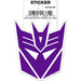 Ata-Boy Stickers: Die Cut Vinyl Sticker - 3" - Transformers - Decepticon Logo - for just $3! 
