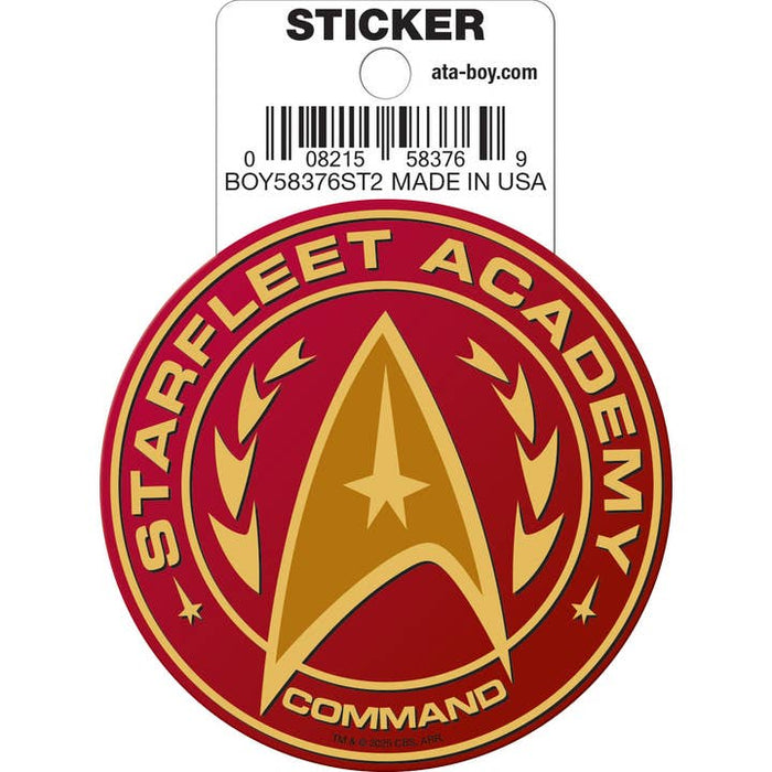 Ata-Boy Stickers: Die Cut Vinyl Sticker - 3" - Star Trek - Starfleet Academy Command - for just $2.99! 