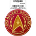 Ata-Boy Stickers: Die Cut Vinyl Sticker - 3" - Star Trek - Starfleet Academy Command - for just $2.99! 