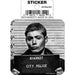 Ata-Boy Stickers: Die Cut Vinyl Sticker - 3" - Supernatural - Dean Winchester - Mugshot - for just $2.99! 
