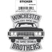 Ata-Boy Stickers: Die Cut Vinyl Sticker - 3" - Supernatural - Winchester Brothers - The Family Business - for just $2.99! 